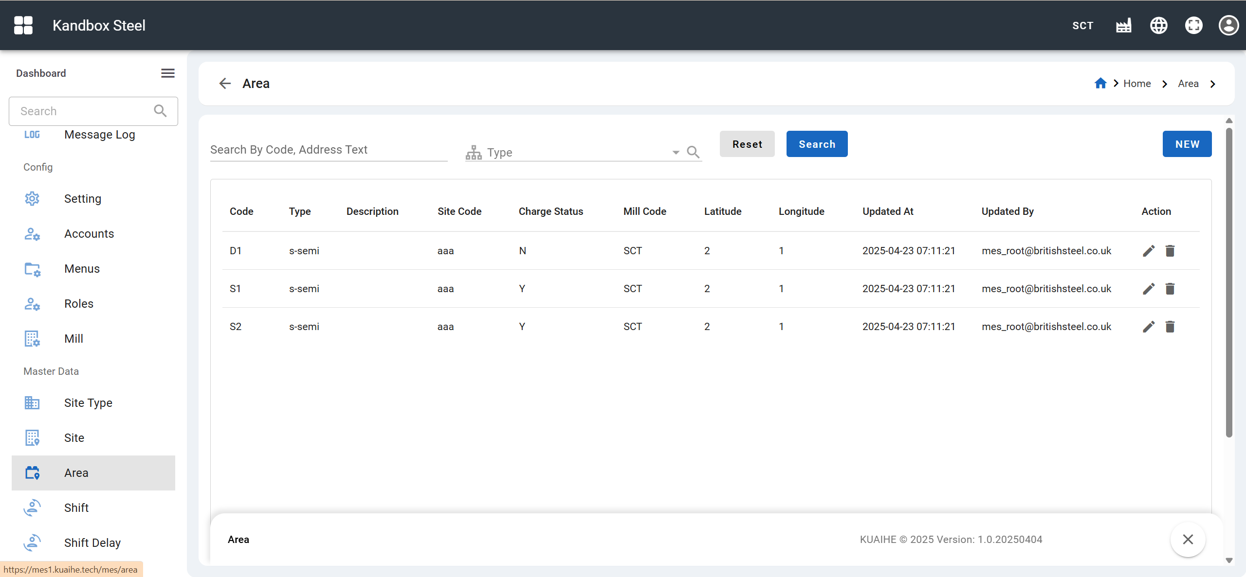 Master Data-Driven Operational Foundation UI