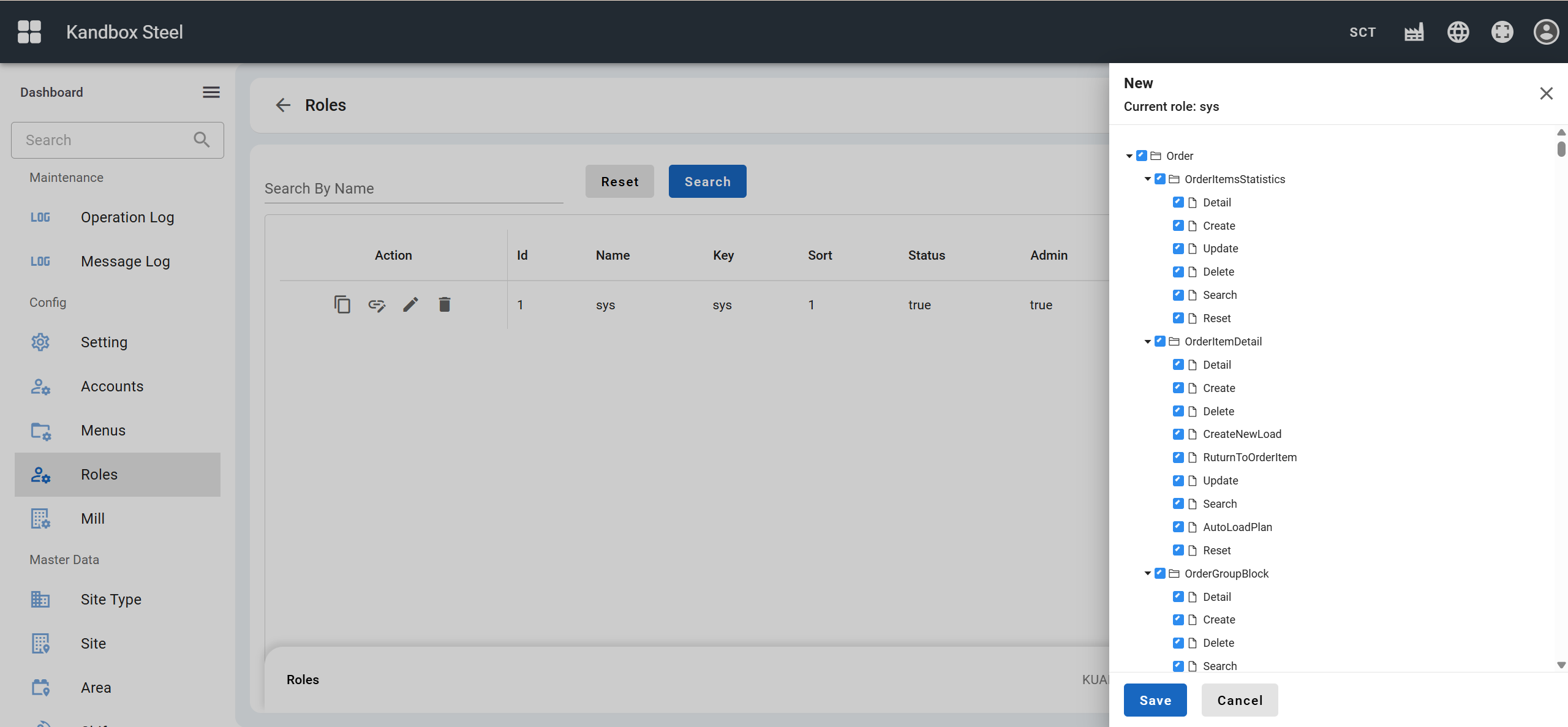 Highly Configurable & Role-Based System Control UI