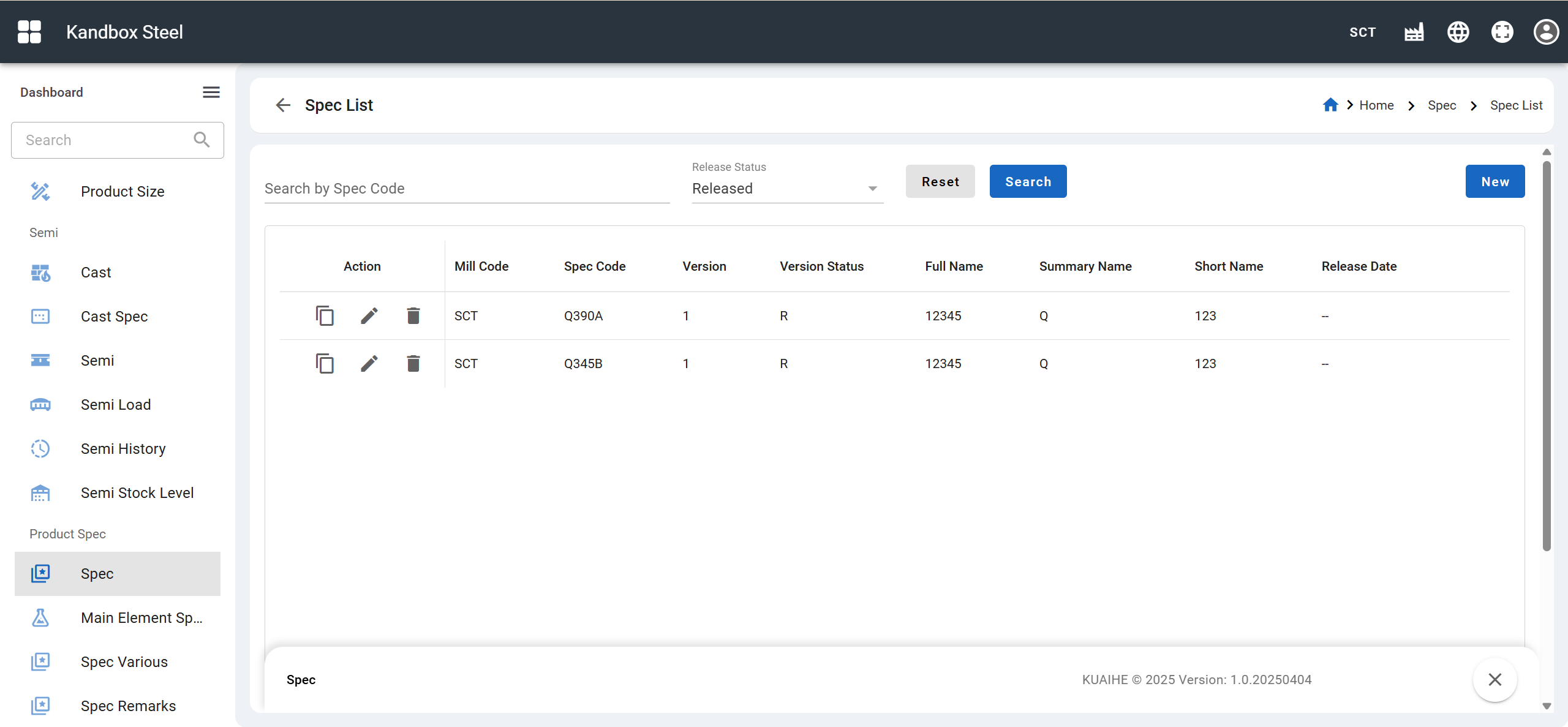 Specification-Driven Production UI