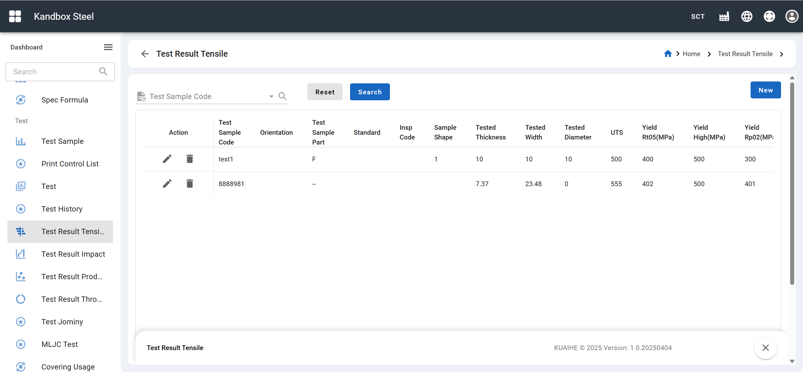 Advanced Quality & Inspection Management UI